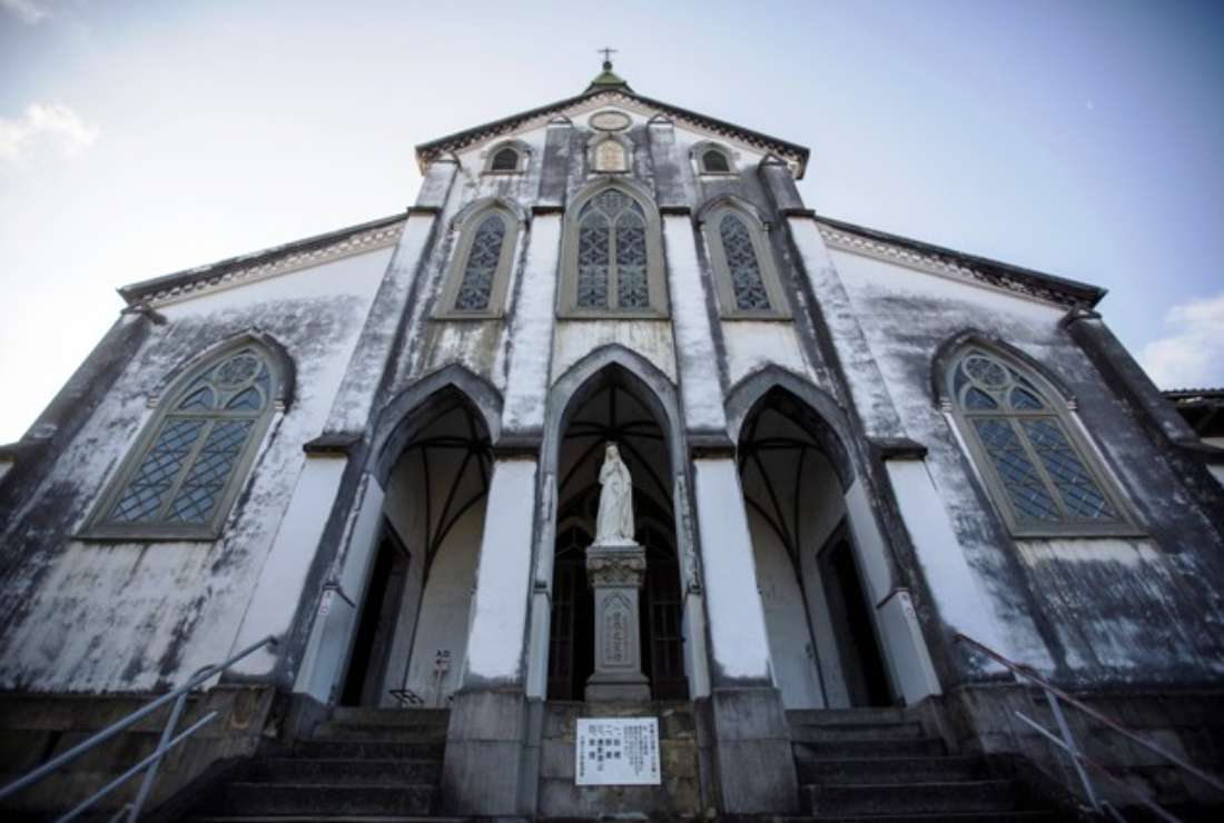 This photo taken on Nov. 22, 2016, shows Oura church, or the Basilica of the Twenty-Six Holy Martyrs of Japan in Nagasaki. The Catholic Church today has a fading community of mostly aged Japanese while the other is a growing community of generally young immigrants who live their faith without reference to the evangelization of Japan