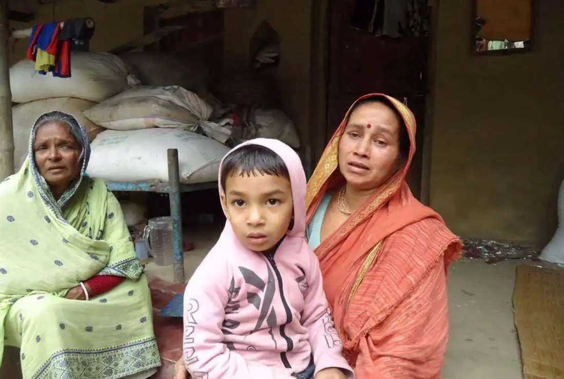 Bangladeshi Hindu women are seen with a child in this file photo from 2014
