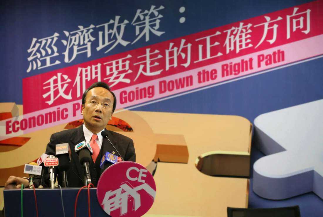 Civic Party lawmaker Alan Leong attending a press conference in this file image
